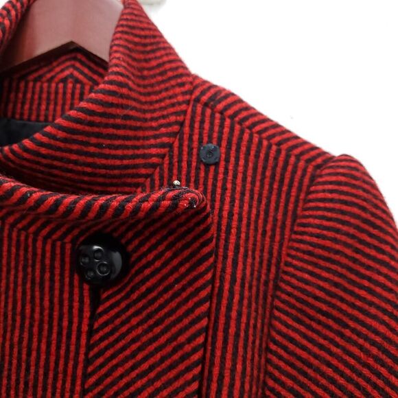 VTG Pauline Trigere Wool Old Money Vintage Longline Double Breasted Peacoat - Picture 9 of 14